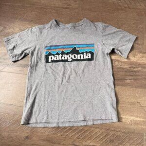 5-6Y Patagonia Logo Graphic Tee